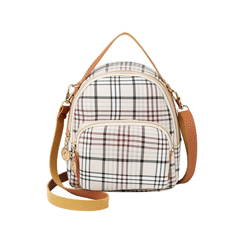 Flawless Personality Plaid Backpack