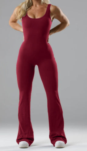 Sexy Backless Yoga Fit Jumpsuit