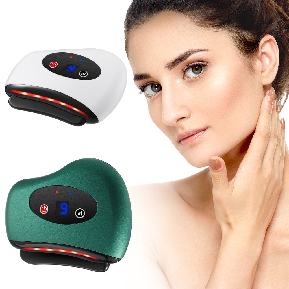 Electric Heated Gua Sha Vibrating Skin Massager