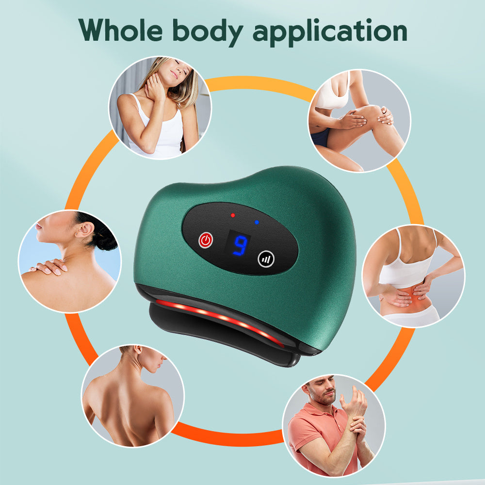 Electric Heated Gua Sha Vibrating Skin Massager