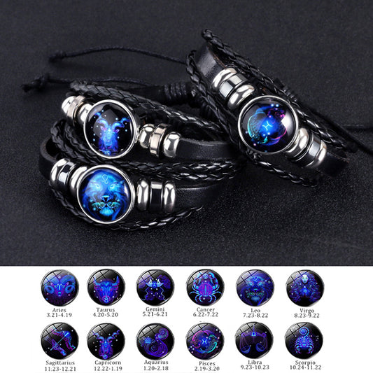 Stunning 12 Constellations Luminous Bracelet - Daily Fashion Fusion