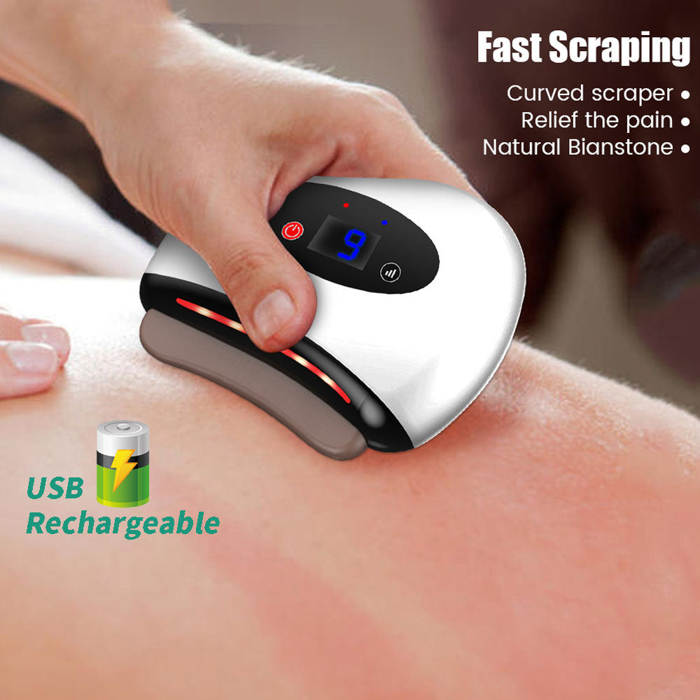 Electric Heated Gua Sha Vibrating Skin Massager