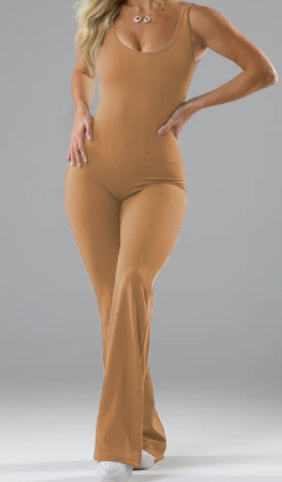 Sexy Backless Yoga Fit Jumpsuit