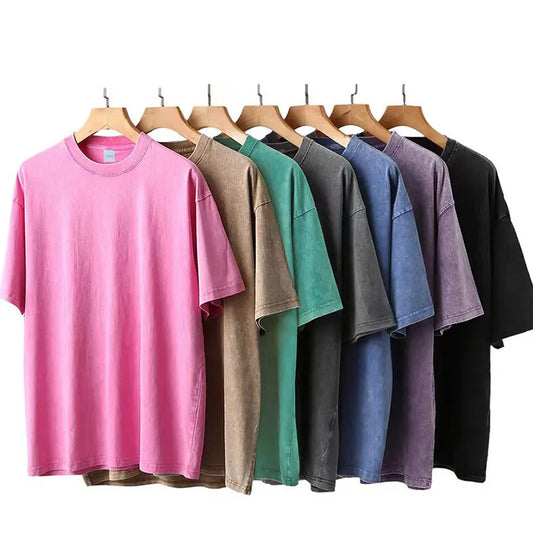 Brilliant Vintage Solid Color T-Shirts For Men/Women - Daily Fashion Fusion