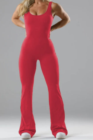 Sexy Backless Yoga Fit Jumpsuit