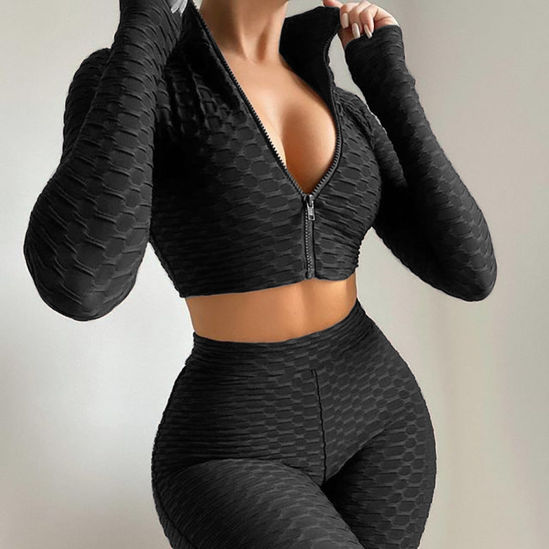 High-Performance Women’s Sculpting Activewear Set Suit